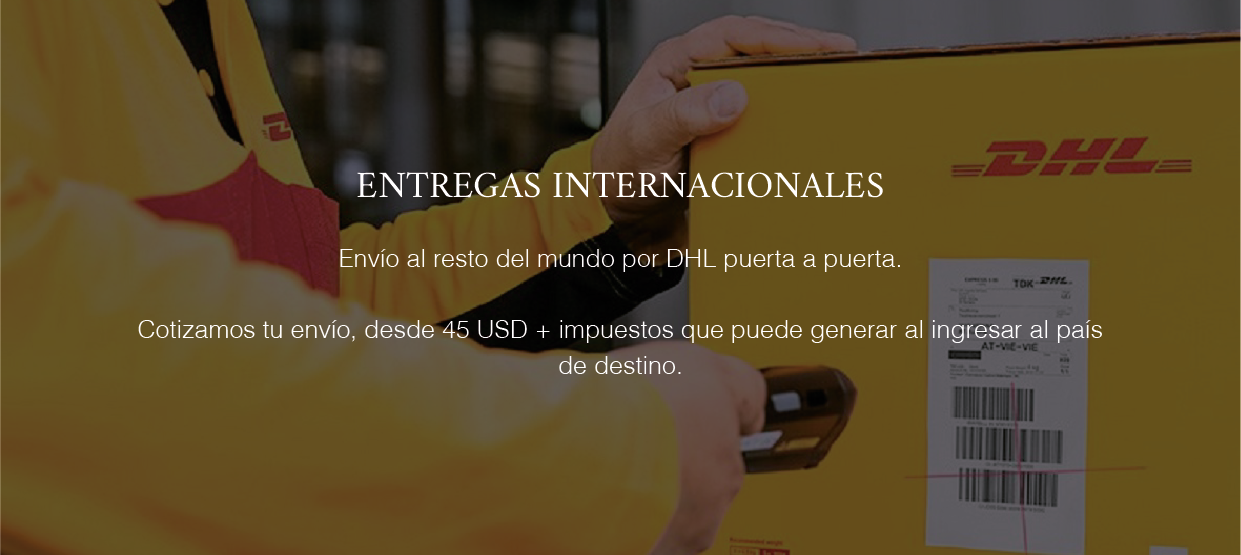 Envíos DRID internacionales por dhl